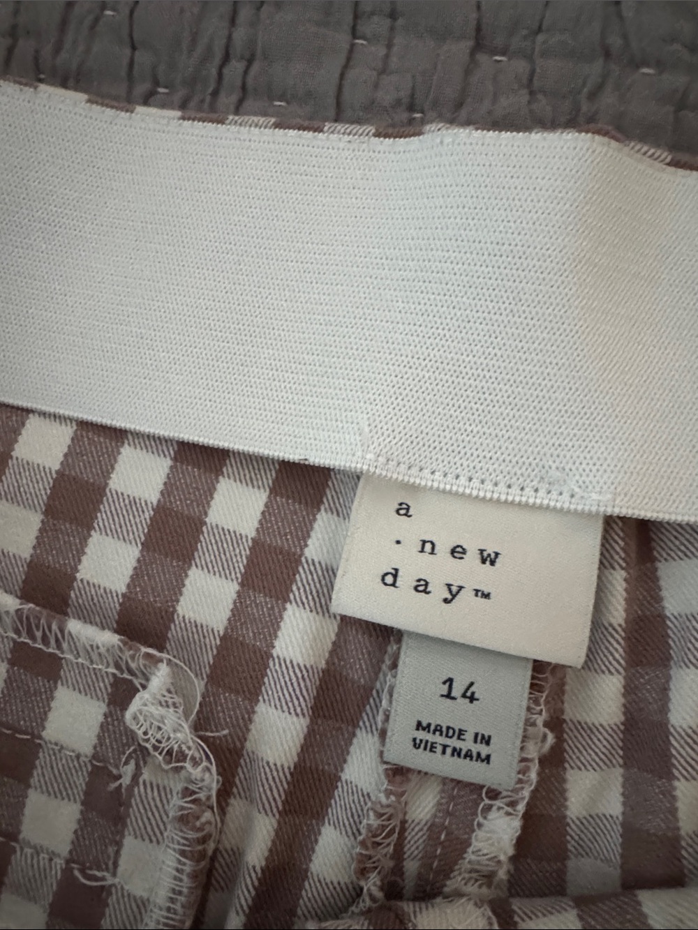 A New Day Casual Checkered Dress Pants Set of 2 - Picture 2 of 4